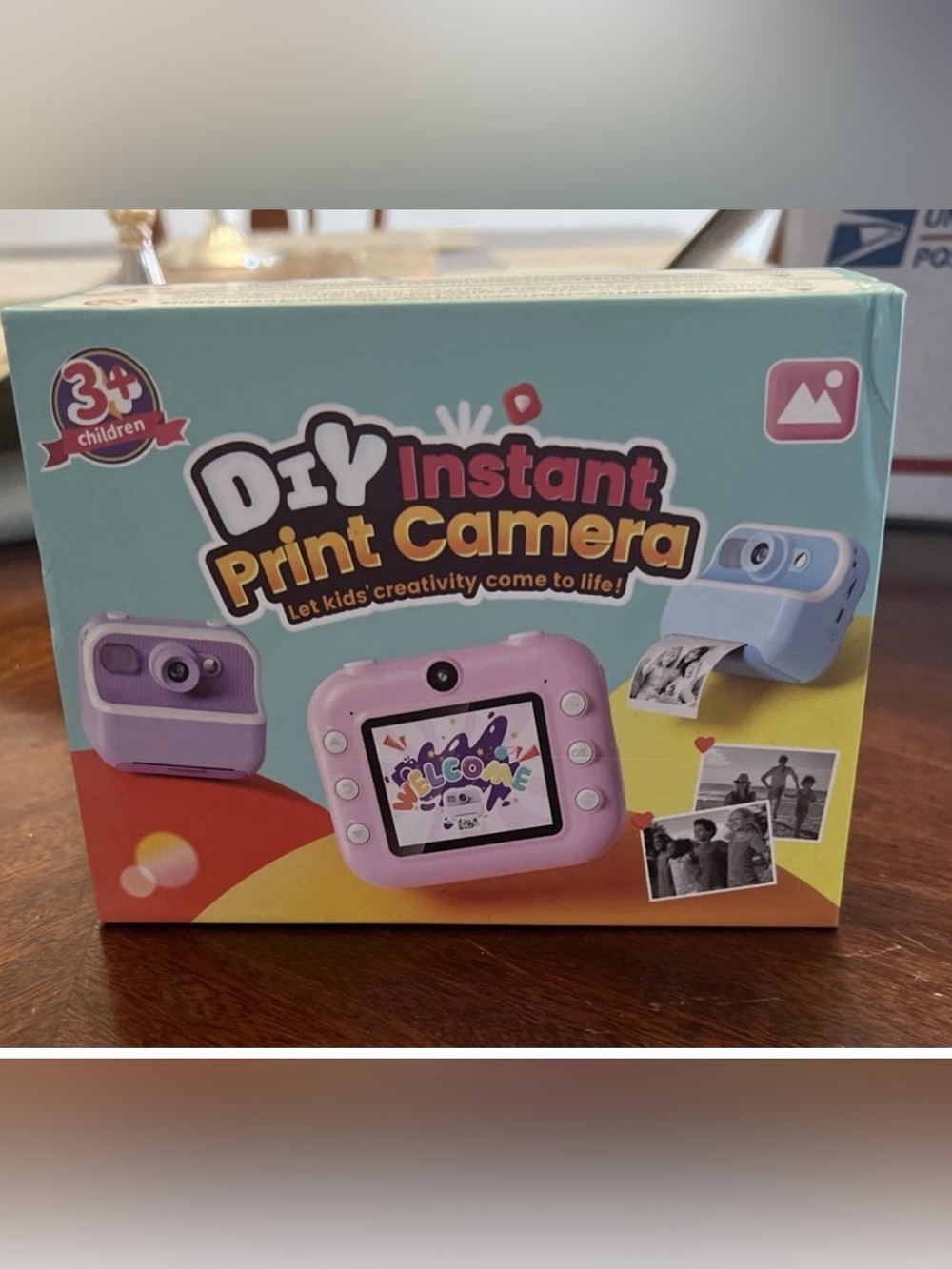 DIY Instant Print Camera - blue